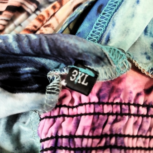 1181)Monica Fashion Women's Sleeveless Boho,Vneck, Backless, Maxi Dress Size 3XL - Picture 10 of 13